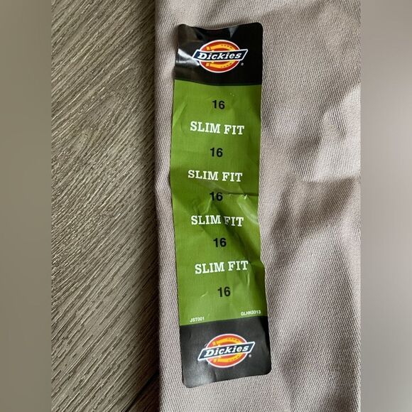 Dickies Khaki Boys' Flex Waist Stretch Pant - Picture 4 of 5